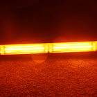 অটো সিওবি 72 ডাব্লু ফ্ল্যাশ অ্যাম্বার এলইডি লাইট বার, 3960LM একক সারি LED লাইট বার